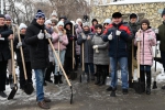 В Советском районе проходит субботник