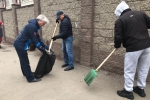 В Советском районе проходит субботник