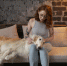 full-shot-woman-with-cute-greyhound-dog - News102.Ru