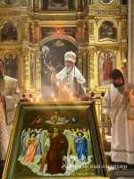 Служение митрополита НИКОНА накануне Собора Архистратига Михаила и прочих Небесных Сил бесплотных