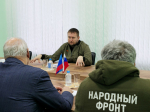 Константин Толкачев провел встречи с руководителями парламентов ДНР и ЛНР Константином Кузьминым и Денисом Мирошниченко