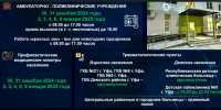 Жители Башкирии в новогодние праздники смогут получить медпомощь - Сетевое издание Республика Башкортостан