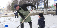 Как в Уфе прошел субботник с мэром - сюжет "Вестей"	 | ГТРК «Башкортостан» - ГТРК Башкортостан