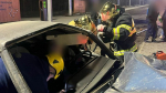 Уфимец пострадал в сильной лобовой аварии