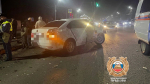 Уфимец пострадал в сильной лобовой аварии