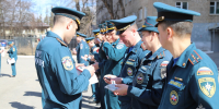 Строевой  смотр - ГУ МЧС России по РБ