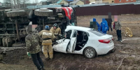 В Башкирии 31-летний водитель фуры протаранил легковушку - Комсомольская правда
