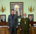Митрополит НИКОН и Министр молодёжной политики Республики Башкортостан В.Ф.Сабиров провели рабочую встречу