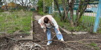 При участии ЛДПР в Кармаскалах прошёл субботник - ЛДПР