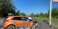 В Уфе водитель на иномарке влетел в столб на Сельской Богородской - ProUral.Info