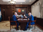 Иван Сухарев встретился с Председателем Курултая Республики Башкортостан Константином Толкачевым