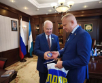 Иван Сухарев встретился с Председателем Курултая Республики Башкортостан Константином Толкачевым