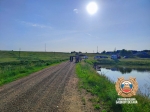 Водитель иномарки опрокинулся в водоем в Кармаскалинском районе Башкортостана | ГТРК «Башкортостан»