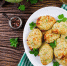Chicken cutlet with zucchini. Healthy food. Top view - News102.Ru
