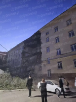 В центре Уфы обрушилось студенческое общежитие