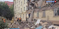 Появилось видео разбора завалов после обрушения части здания на улице Коммунистической в Уфе | ГТРК «Башкортостан» - ГТРК Башкортостан