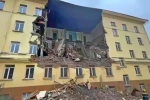 Закончился демонтаж разрушенной стены здания на Коммунистической в Уфе