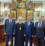 Председатель Госсобрания-Курултая Башкортостана К.Б.ТОЛКАЧЕВ лично поздравил митрополита НИКОНА с 75-летием