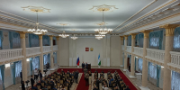 Накануне Дня Республики Радий Хабиров вручил госнаграды России и Башкирии - Башинформ