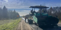 В Башкортостане приступили к укладке асфальта на дороге Бураево-Старобалтачево-Куеда - Министерство транспорта и дорожного хозяйства