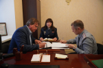 Состоялась рабочая встреча начальника УФСИН России по Республике Башкортостан Сергея Кудрявцева и председателя ОНК Республики Башкортостан Олега Галина