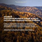 Особый противопожарный режим в лесах Республики Башкортостан отменен