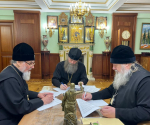 Епископ Уфимский и Башкортостанский ФИЛАРЕТ принял от митрополита НИКОНА (Васюкова) дела Уфимской епархии