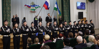 10 ноября в День сотрудника органов внутренних дел врио начальника Управления Росгвардии по Республике Башкортостан принял участие в торжественном собрании - Росгвардия