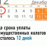 Срок для своевременной уплаты транспортного и земельного налогов, налога на имущество, а также НДФЛ, не удержанного налоговым агентом, за 2024 год истекает 1 декабря 2025 года - Уфимский район