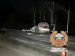 В Башкирии погиб водитель. Ранены супруга и пятеро детей