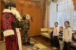 В Башкортостане «Дед Мороз специального назначения» Росгвардии поздравил детей с Новым годом