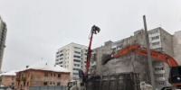 В Уфе на площадке первого в Башкортостане проекта КРТ завершается снос ветхого жилья - Министерство строительства и архитектуры