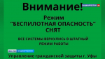 В Башкортостане снят режим «Беспилотная опасность» | ГТРК «Башкортостан»