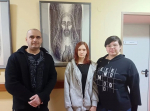 Встреча с художником Романом Сайфуллиным в Башкирской библиотеке для слепых