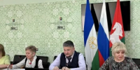 Между администрацией Уфимского района Республики Башкортостан, Брестского района Республики Беларусь и Луганской Народной Республикой г. Красный луч состоялся телемост. - Уфимский район