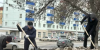 Сотрудники Минземимущества РБ приняли участие в субботнике - Министерство земельных и имущественных отношений