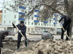 Сотрудники Минземимущества РБ приняли участие в субботнике