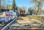 В Уфе благоустраивают проспект Октября