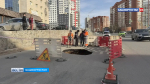 В Уфе произошел аварийный провал грунта на улице Менделеева | ГТРК «Башкортостан»