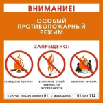 На территории региона продолжает действовать особый противопожарный режим!
