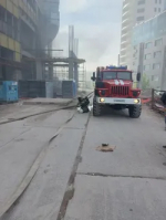 В Уфе пожар в строящемся кампусе полностью ликвидирован