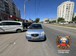 В Уфе водитель легковушки «отправил» велосипедиста в больницу