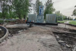В селе Стерлибашево благодаря нацпроекту благоустраивается Парк Победы