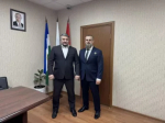 Глава администрации Уфимского района Николай Ельников провёл встречу с полномочным представителем Главы Чеченской Республики Казбеком Рукмановичем Цулаевым.