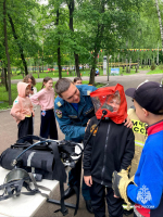 В лагере «Огонёк» прошел «ПРОФФЕСТ»: спасатели Башкортостана рассказали подросткам о профессии и правилах безопасности
