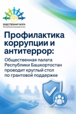 Профилактика коррупции и антитеррор: Общественная палата Республики Башкортостан проводит круглый стол по грантовой поддержке