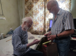 Сотрудники ИК-9 УФСИН России по Республике Башкортостан поздравили с днем рождения труженика тыла