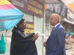 Иван Сухарев посетил городской рынок Стерлитамака