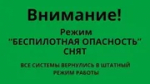 В Башкирии отменили режим беспилотной опасности
