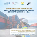 В Башкортостане стартует прием заявок на программу «Экспортный мини-МВА»